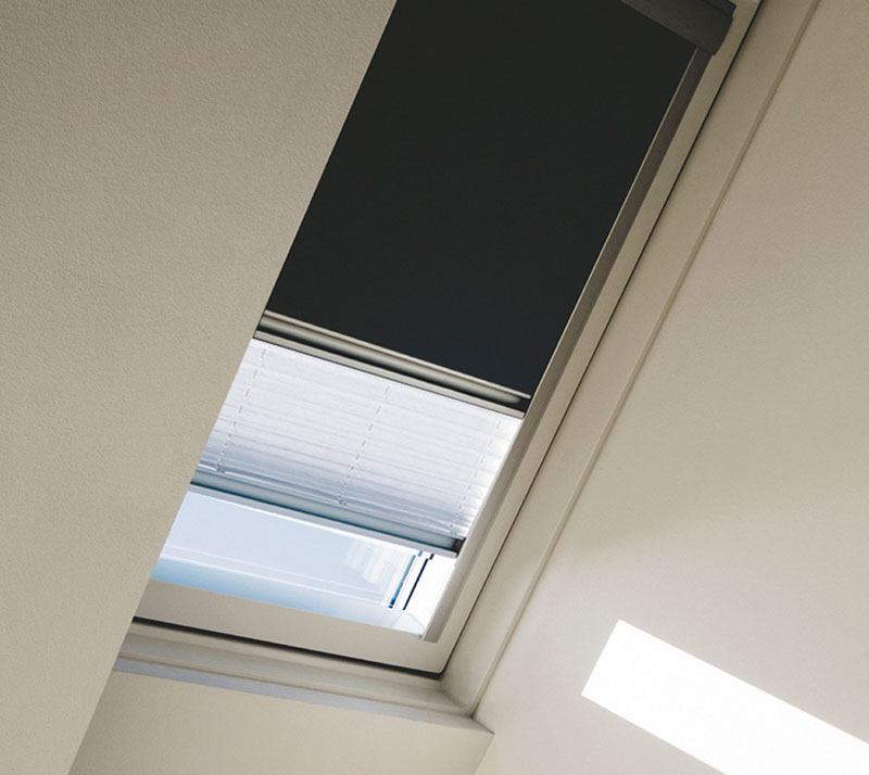 image shows: Velux Blackout Duo Blinds