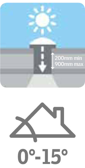 image shows: Flat Roof Sun Tunnel graphic