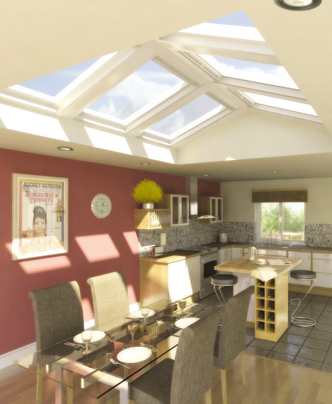 image shows: Velux Atrium effect