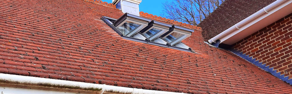 Image of converted attic velux rooflights centre pivot home office 002 <h2>2021-09-24 - Sussex Bungalow Loft Transformation with 2 Velux Windows</h2>