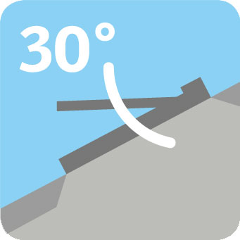 Click here for full size view of image Opening option for lower roof pitches Image of Opening option for lower roof pitches