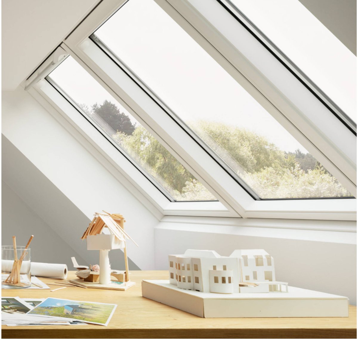 image shows: velux studio window interior image 001