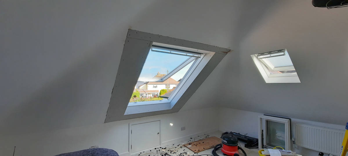 Image of Sussex Bungalow Loft Transformation with 2 Velux Windows